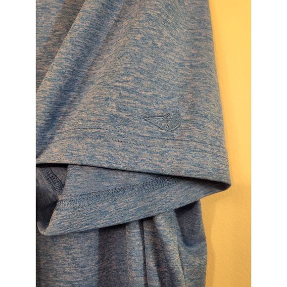 Grand slam Performance Polo Shirt Men Sz XXL Light Blue Solid Golf Short Sleeve - Picture 4 of 4